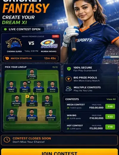 Www55vv (55 vv) fantasy cricket & matchday visual 3